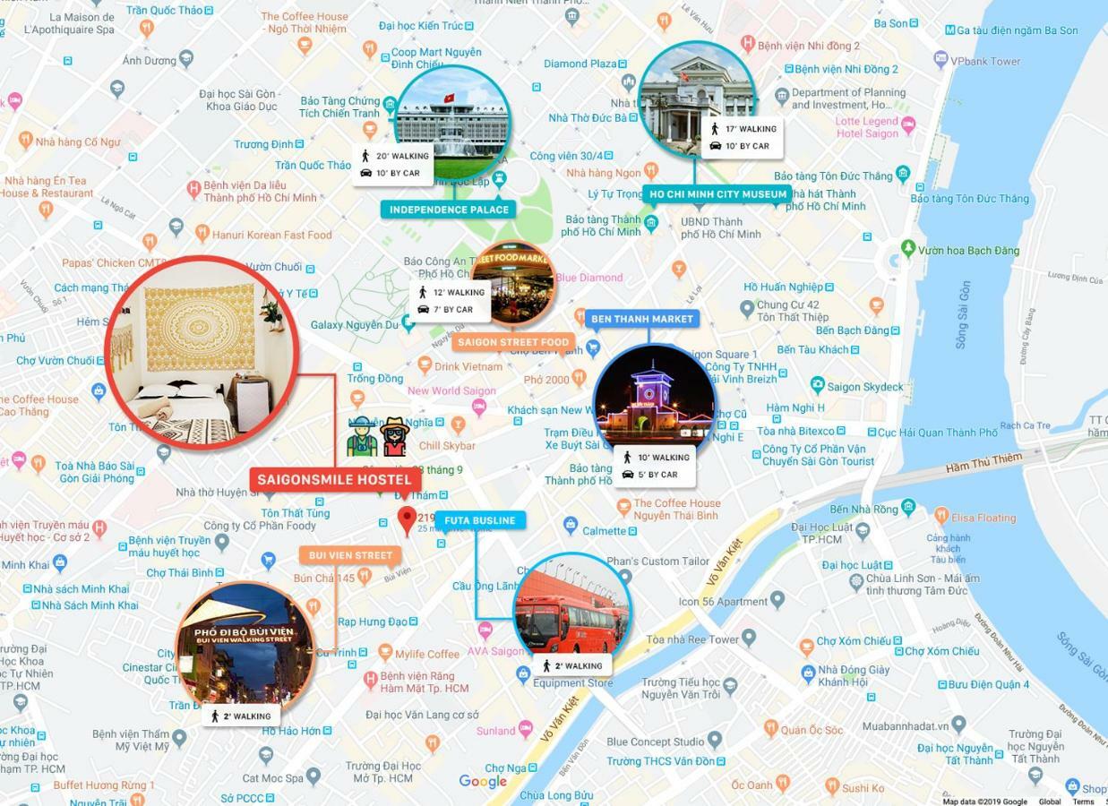 Saigon Smile Guesthouse Bandar Ho Chi Minh Luaran gambar
